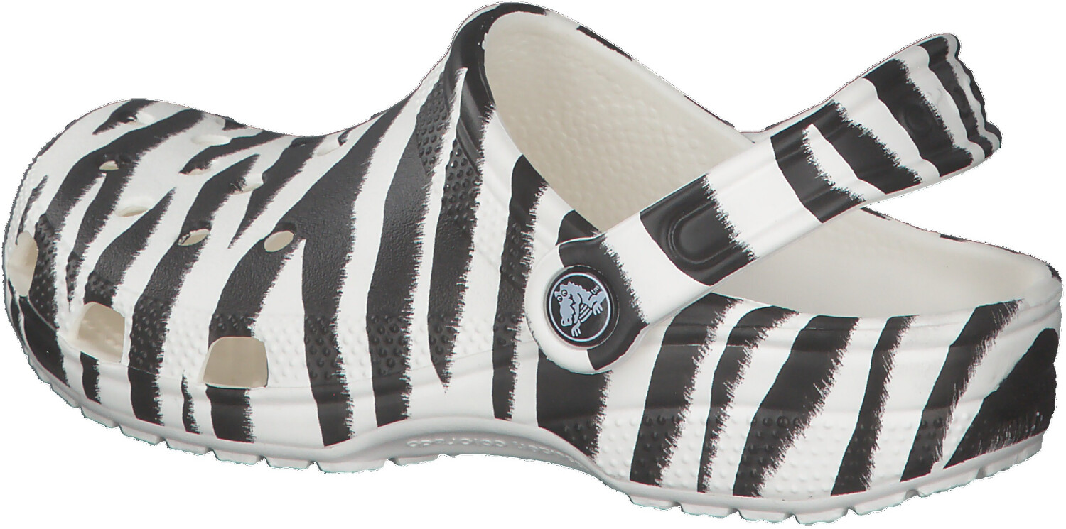 Crocs Classic Animal Print Clog zebra white ab 38 49 Preisvergleich bei idealo