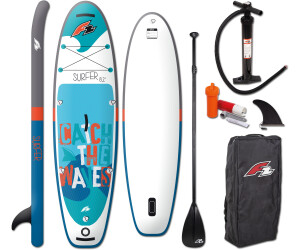 STAND UP PADDLE BOARD KOMPLETT ~ TESTBOARD F2 OCEAN KINDER SUP BOY 8,2" 2021 