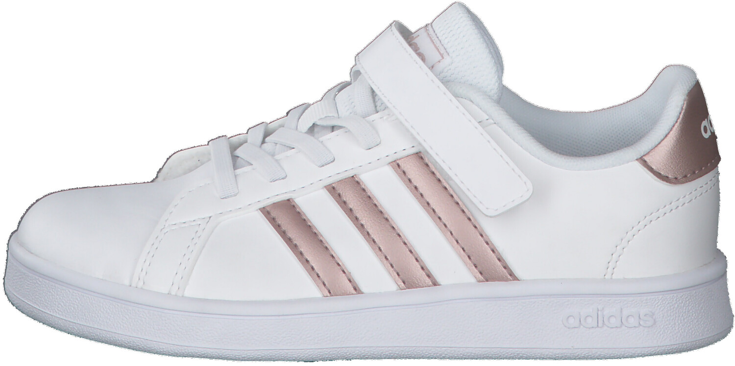 Adidas GRAND COURT Kids (EF0107) cloud white/ copper met/ light granite au meilleur prix sur 