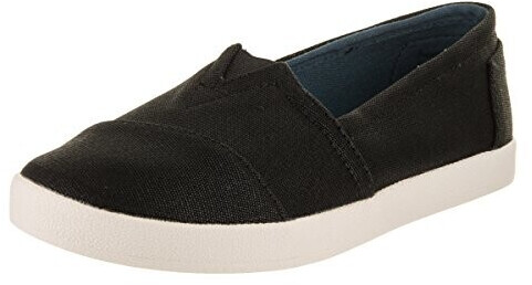 TOMS Shoes Avalon black coated canvas