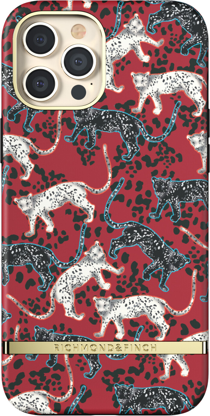 Richmond & Finch Backcover Apple iPhone 12 Pro Max Samba Red Leopard