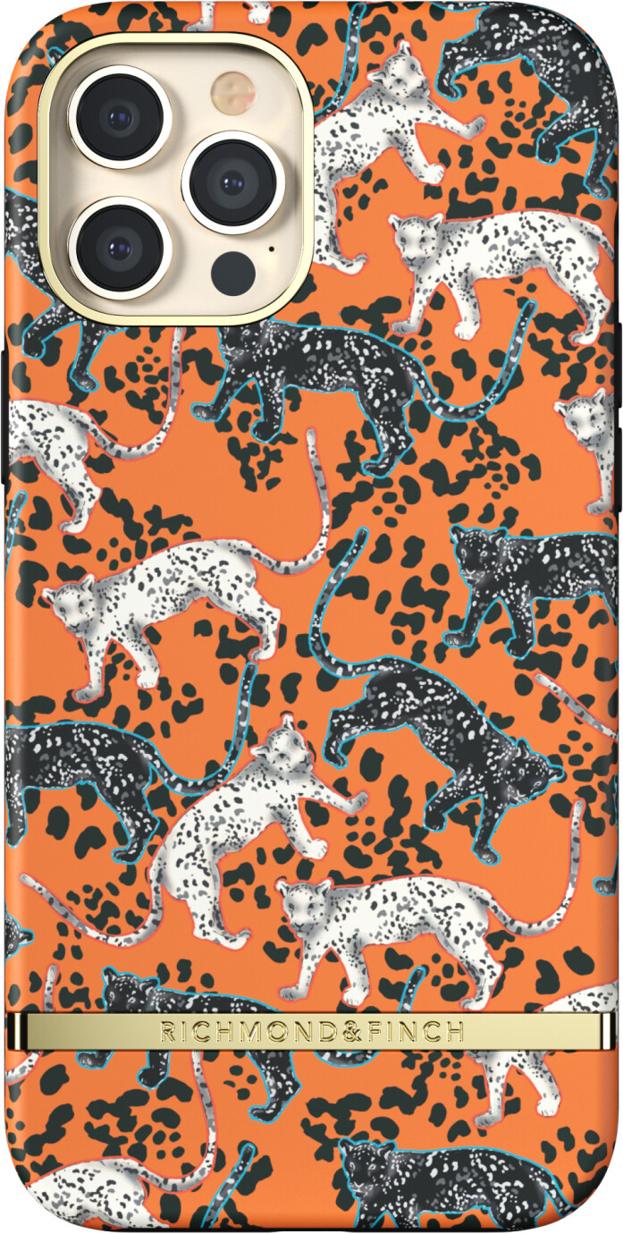 Richmond & Finch Backcover Apple iPhone 12 Pro Max Orange Leopard