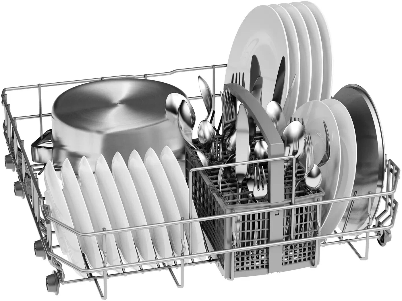BOSCH Série 2 Lave-vaisselle pose-libre 60 cm Inox - SMS2ITI45E moins cher  
