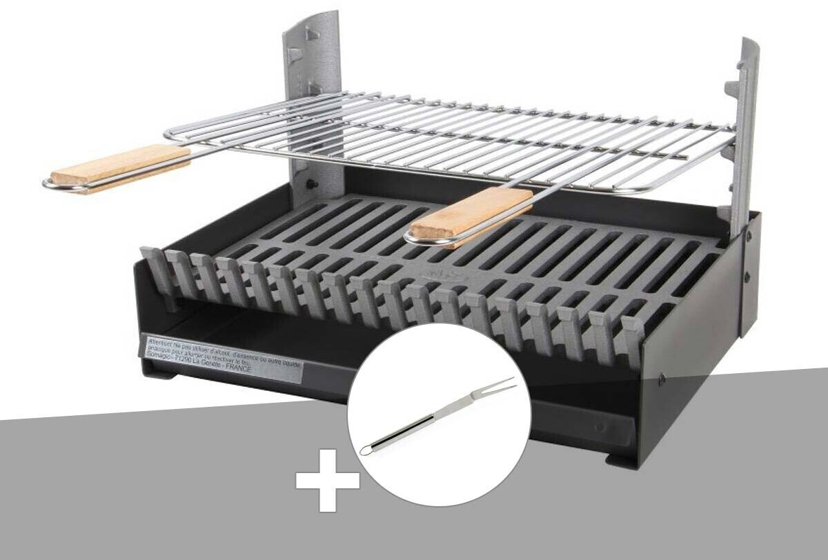 Somagic Grilloir à poser 700027 + Fourchette