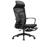 chaise de bureau SIHOO ergonomique soutien lombaire mesh noir - Achat &  prix
