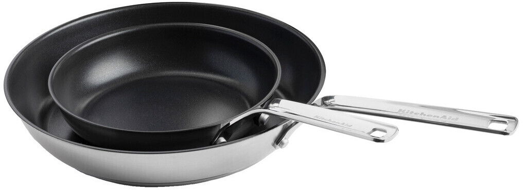 KitchenAid Stainless Steel Pan Set 2 pcs 20/28 cm (CC003580-001)