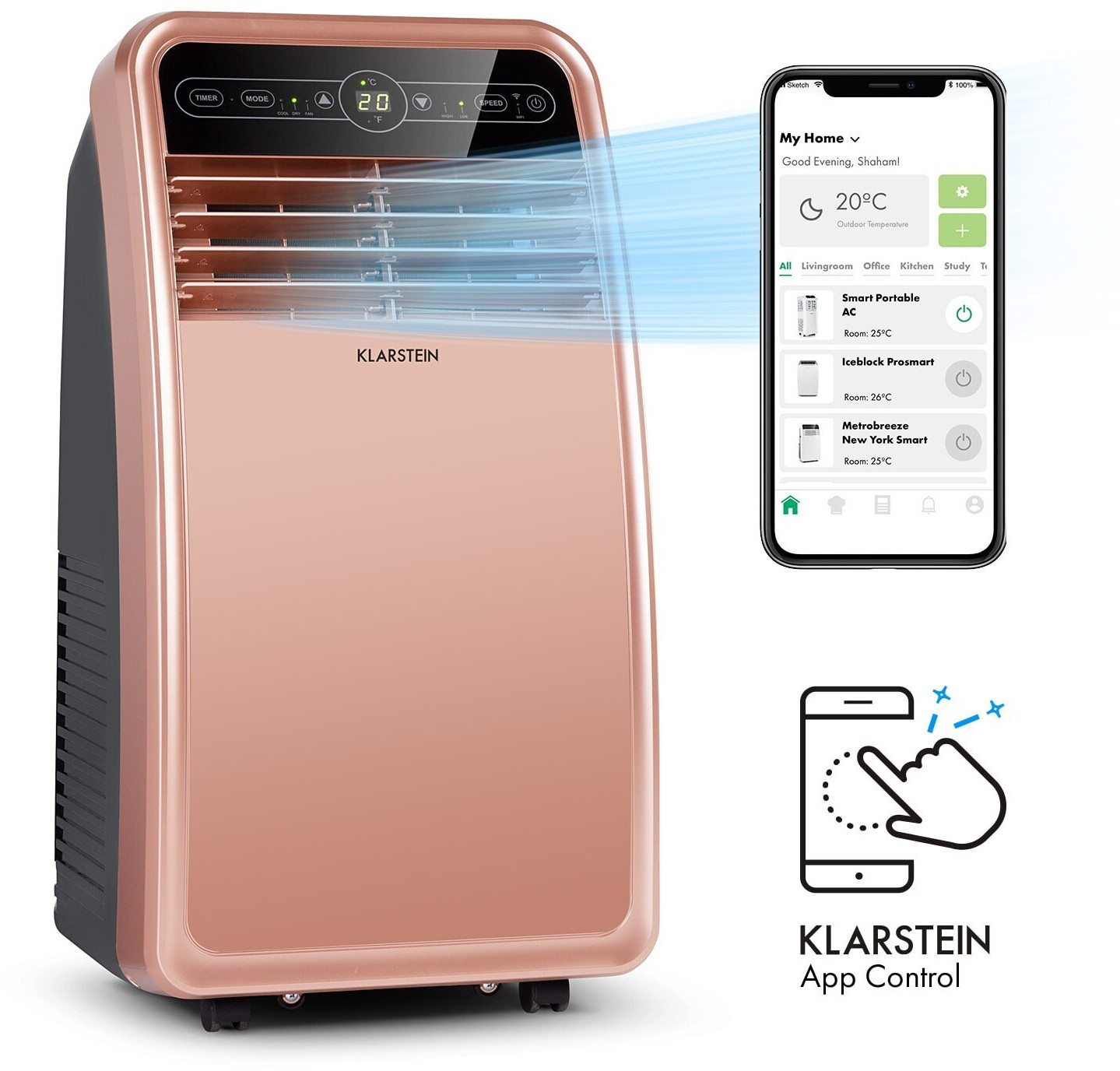Klarstein Metrobreeze New York 7k coral