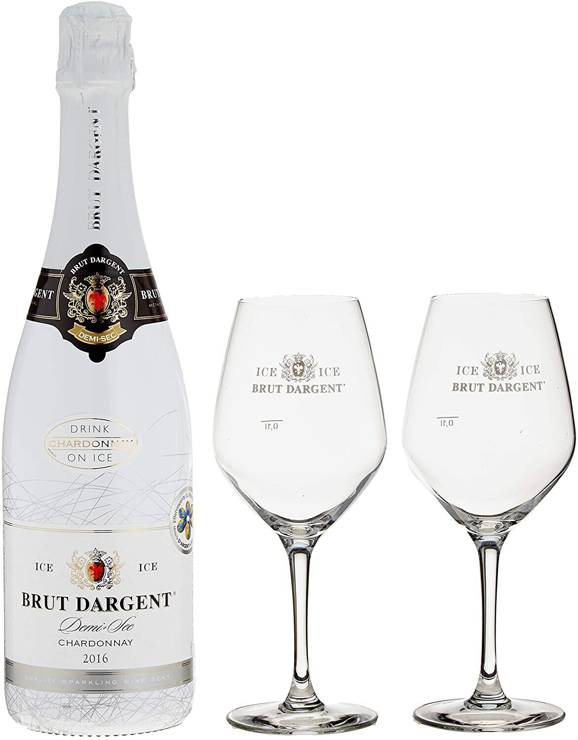 Rechnung Brut Dargent ab € Preisvergleich 29,99 Demi-Sec mit bei Ice 2 | Gläsern Chardonnay 0,75l