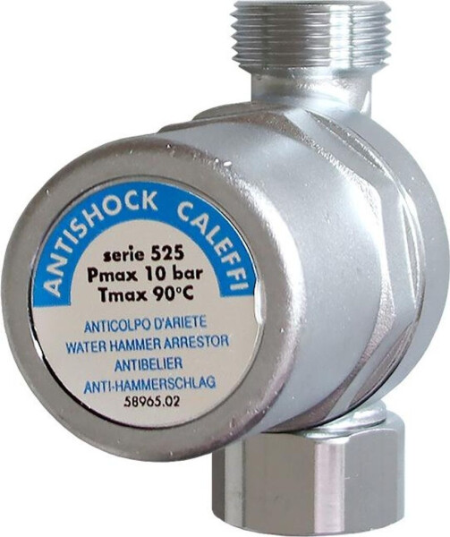 Caleffi Wasserschlagdämpfer Antishock ÜM 3/4" IGx3/4" AG verchromt (525150), Bild 5