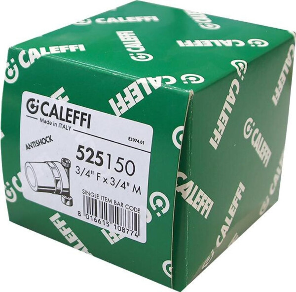Caleffi Wasserschlagdämpfer Antishock ÜM 3/4" IGx3/4" AG verchromt (525150), Bild 7
