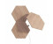 Nanoleaf Elements Hexagons Wood Look Erweiterungsset 3 Licht-Panele (NL52-E-0001HB-3PK)