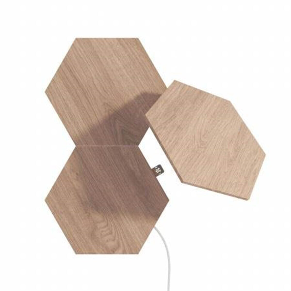Nanoleaf Elements Hexagons Wood Look Expansion Pack with 3 Panels (NL52-E-0001HB-3PK)