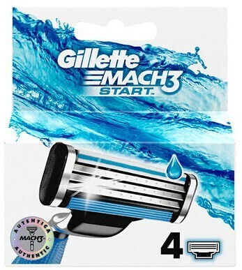 Gillette Mach3 Start Razor Blades (4 pcs)