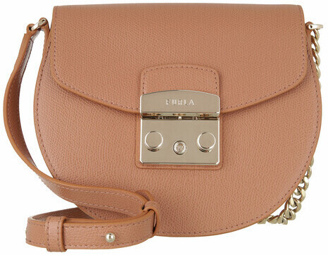 Furla Metropolis Mini Crossbody Round brown