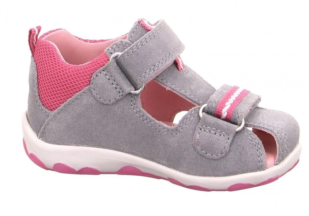 Superfit Fanny Sandals grey/pink