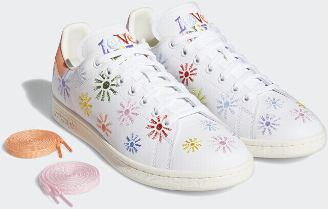 adidas Stan Smith Pride Shoes Cloud White / True Pink / Off White
