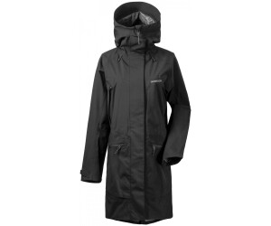 thin black parka
