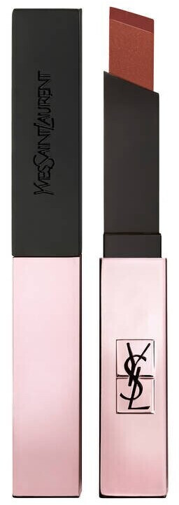 Photos - Lipstick & Lip Gloss Yves Saint Laurent Ysl YSL Rouge Pur Couture The Slim Glow Matte 212 Equivocal Brown (2g) 