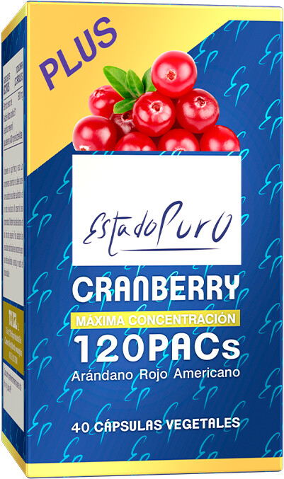 Tongil Cranberry 120 PACs estado puro (40 cap.)