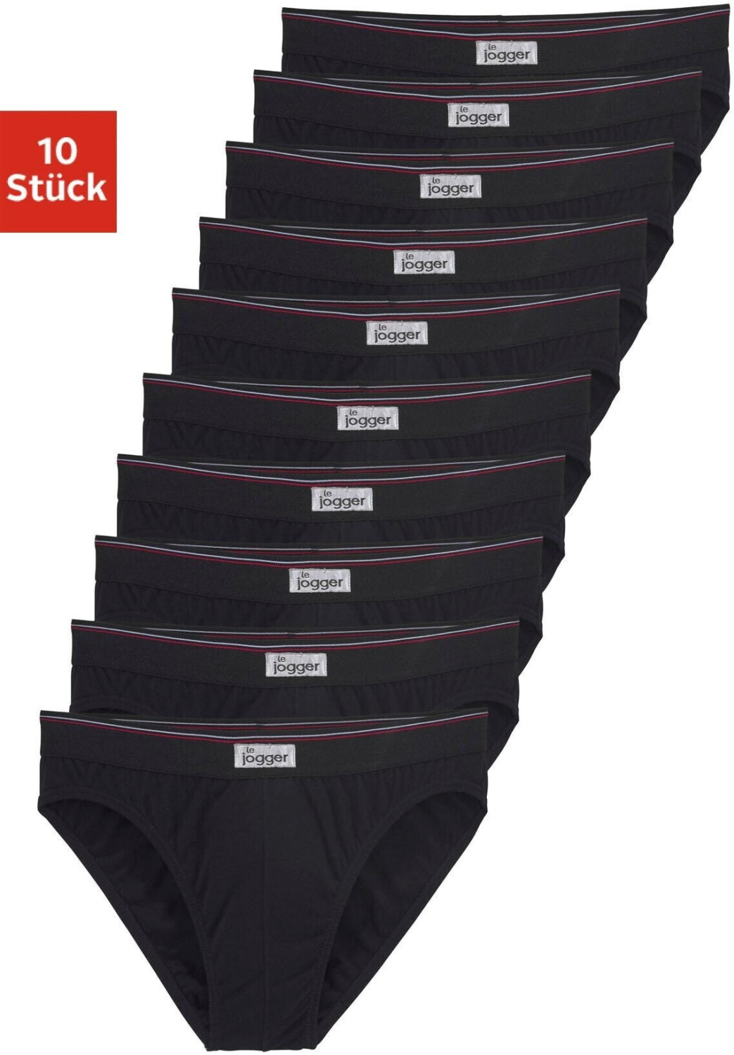 Le Jogger 10-Pack Slips black