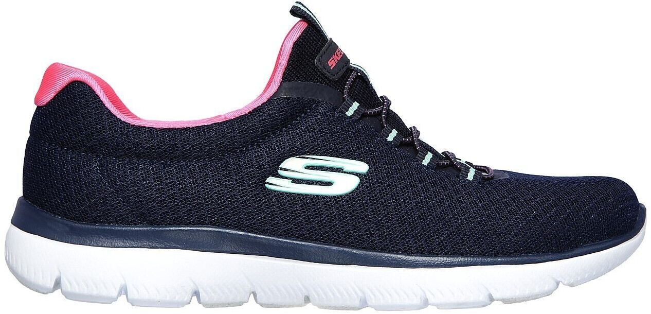 Buy Skechers Summits navy/pink from £46.39 (Today) – Best Deals on ...