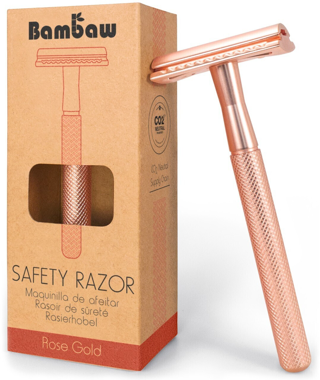 Bambaw Razor Set 2 pcs rose gold