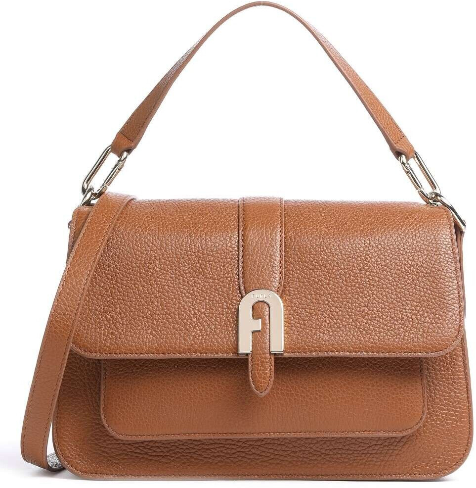 Furla Sofia Grainy M Top Handle cognac