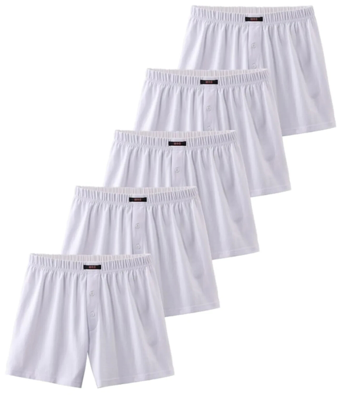 H.I.S Jeans 5-Pack Weiter Boxer weiß