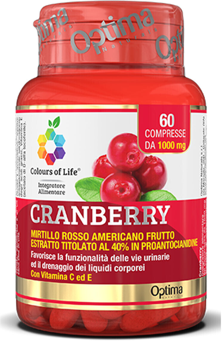 Optima Naturals Cranberry 1000mg (60 tabs)