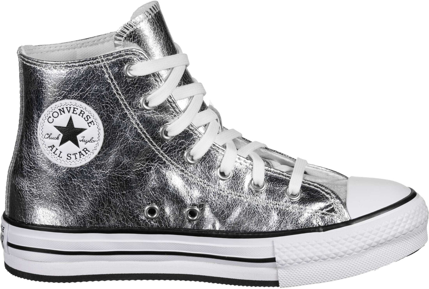 Converse Chuck Taylor All Star Eva Lift Hi PS metallic silver a â¬ 34,90 (oggi) | Migliori prezzi 