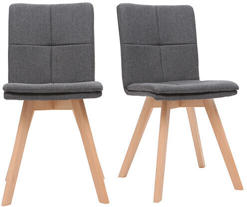 Miliboo Thea gris foncé (lot de 2)