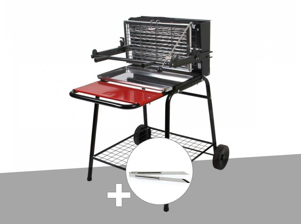Somagic Barbecue vertical Raymond + Pince inox