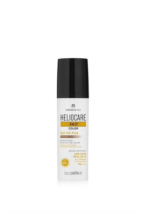 Photos - Sun Skin Care Heliocare Heliocare 360º Color Gel Oil-Free SPF 50+ Bronze Intense (50 ml)