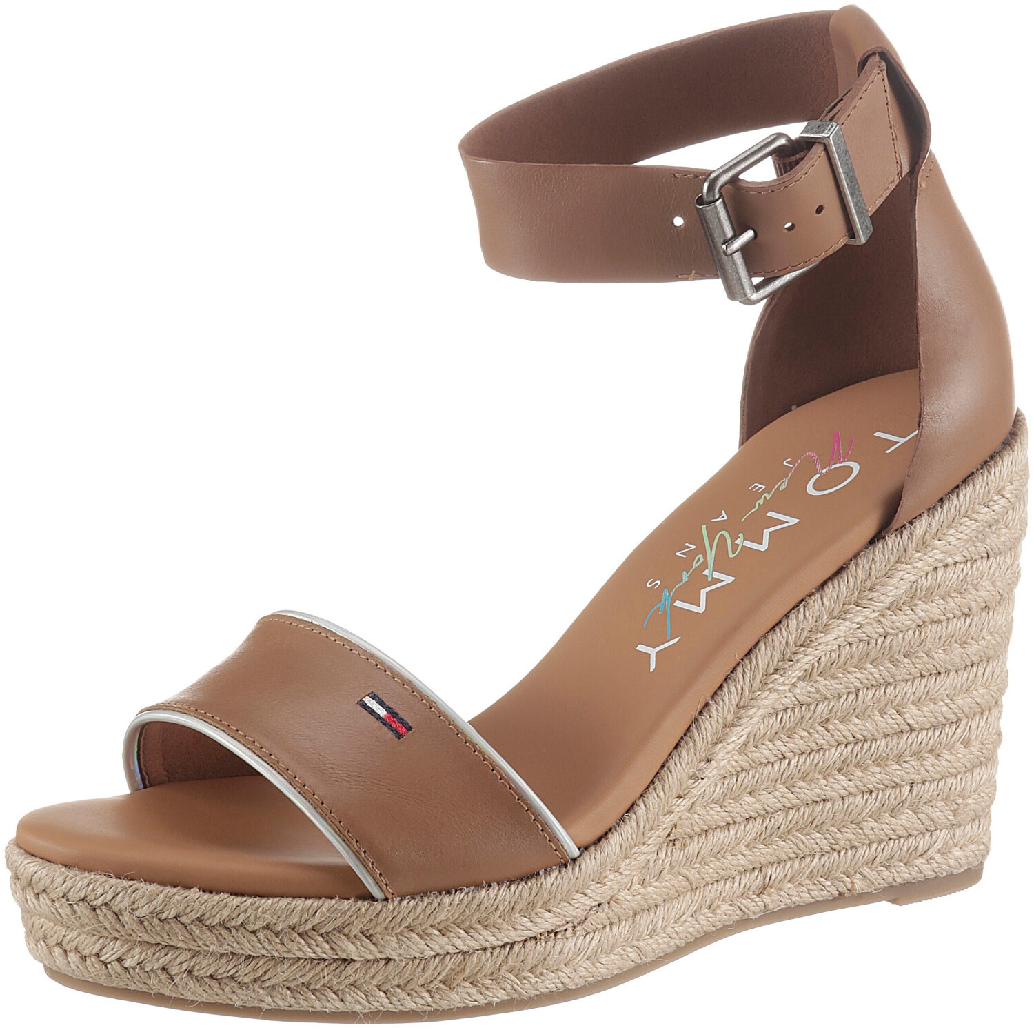 tommy hilfiger tan wedges