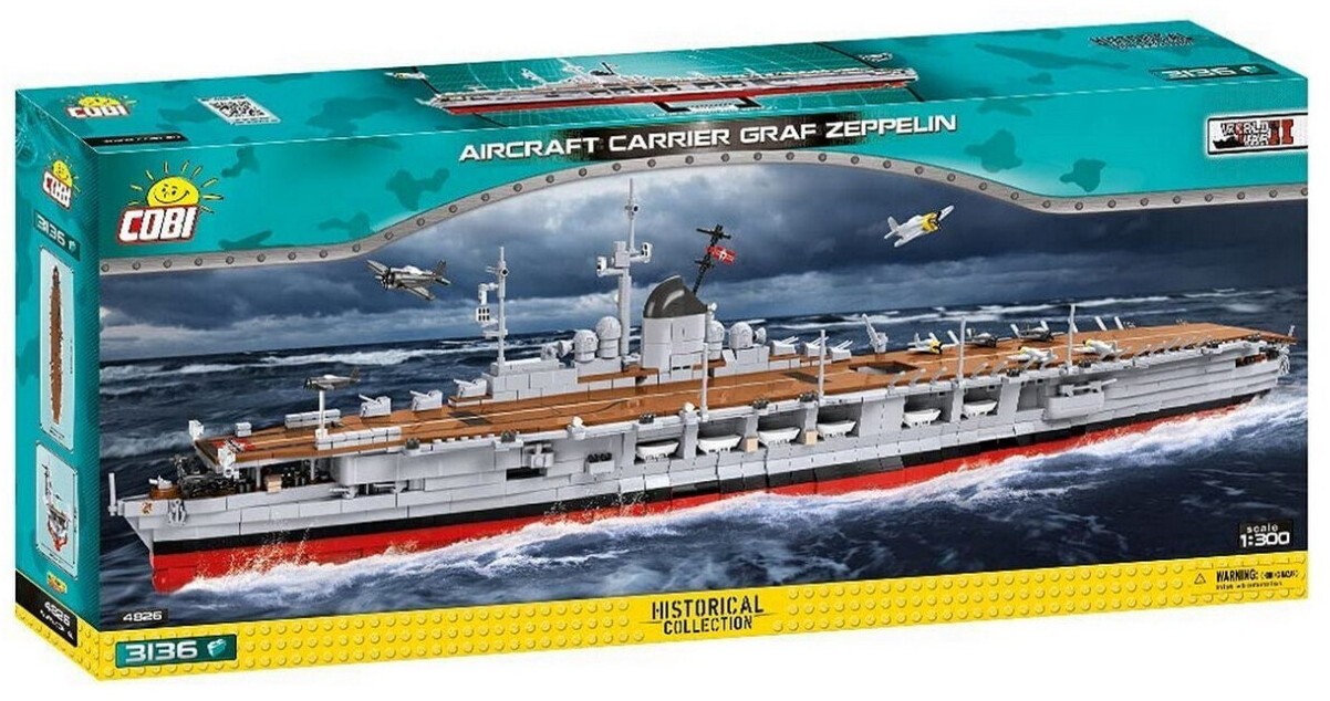 Cobi Historical Collection Aircraft Carrier Graf Zeppelin (4826) ab 140