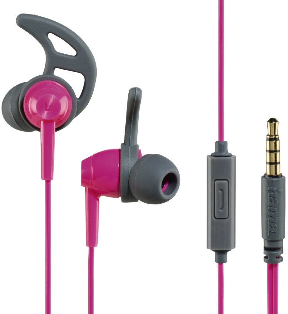 Hama Action In-Ears Pink/Grey