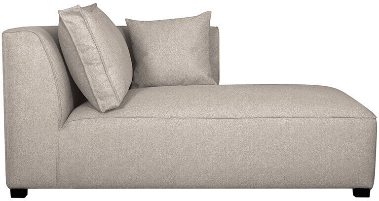 Miliboo Méridienne angle droit Pluriel beige