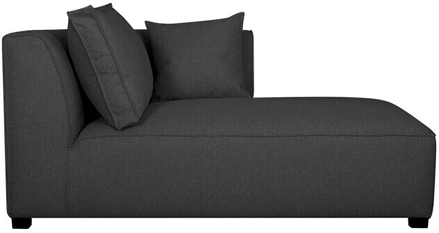 Miliboo Méridienne angle droit Pluriel anthracite