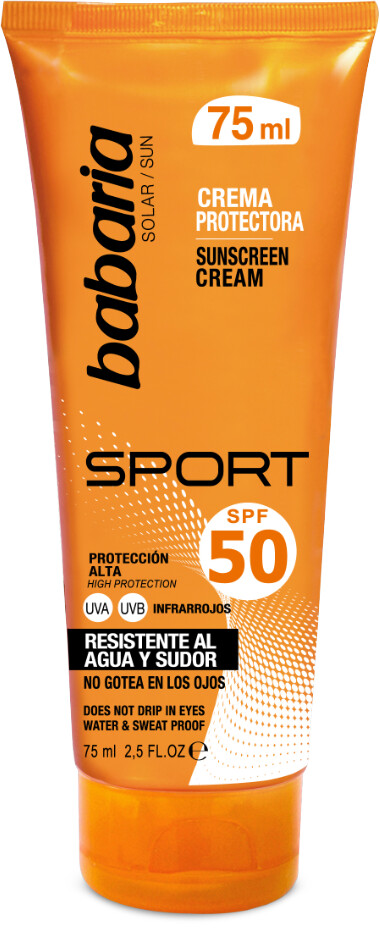 Babaria Sport Face Sunscreen Cream SPF 50 (75 ml)
