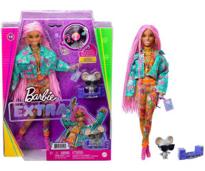 Barbie extra - poupée tresses blondes multicolore Mattel