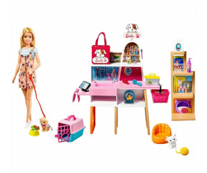 Barbie Doll and pet boutique playset with 4 pets (GRG90) a € 35,00