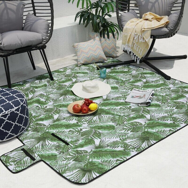 Red deco Tapis de plage 200x200cm