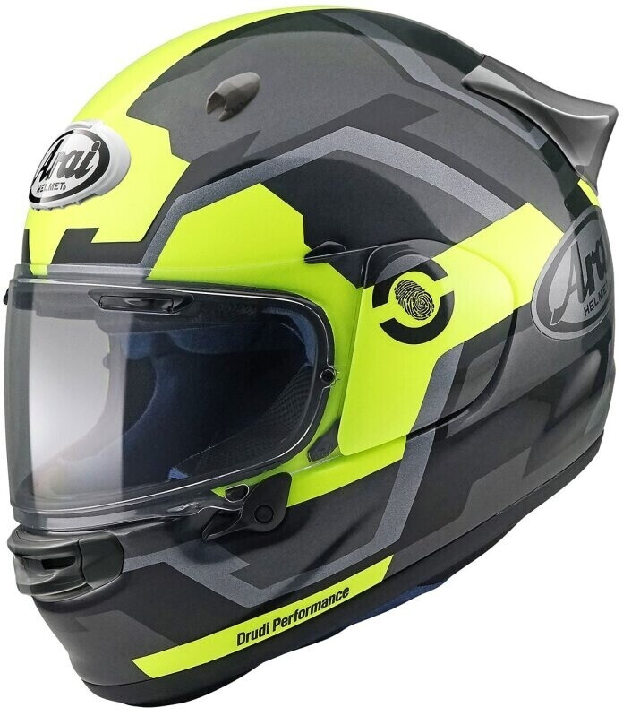 Arai Quantic Face gris/noir/jaune fluo