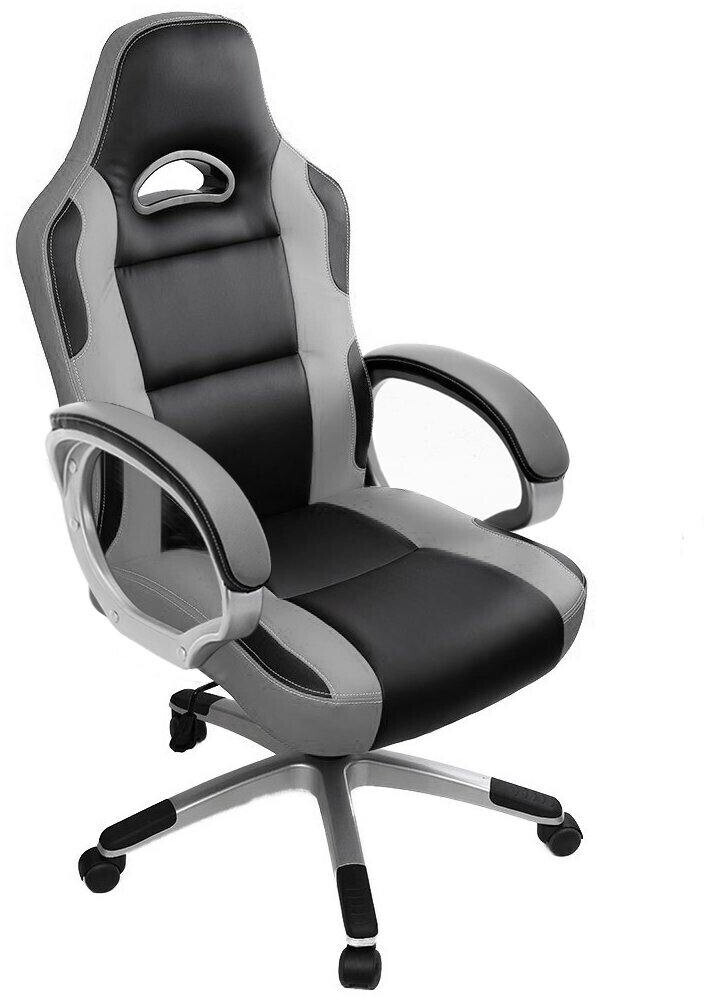 IntimaTe WM Heart Drift Gaming Racing Chair PU Leather-Chameleon Grey