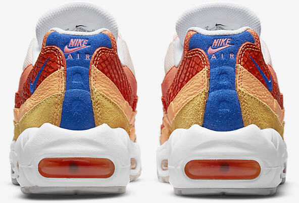 Air max 95 navy blue and orange outlet