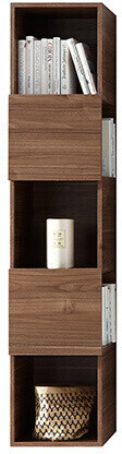 Miliboo Étagère murale verticale Eternel 157 cm bois foncé