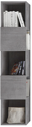 Miliboo Étagère murale verticale Eternel 157 cm gris