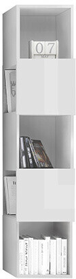 Miliboo Étagère murale verticale Eternel 157 cm blanc brillant