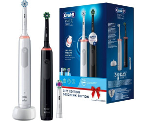 Cepillo de dientes eléctrico Oral-B Pro 3 3900 Black Edition + 4
