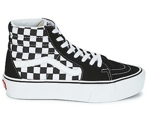 white high top platform vans